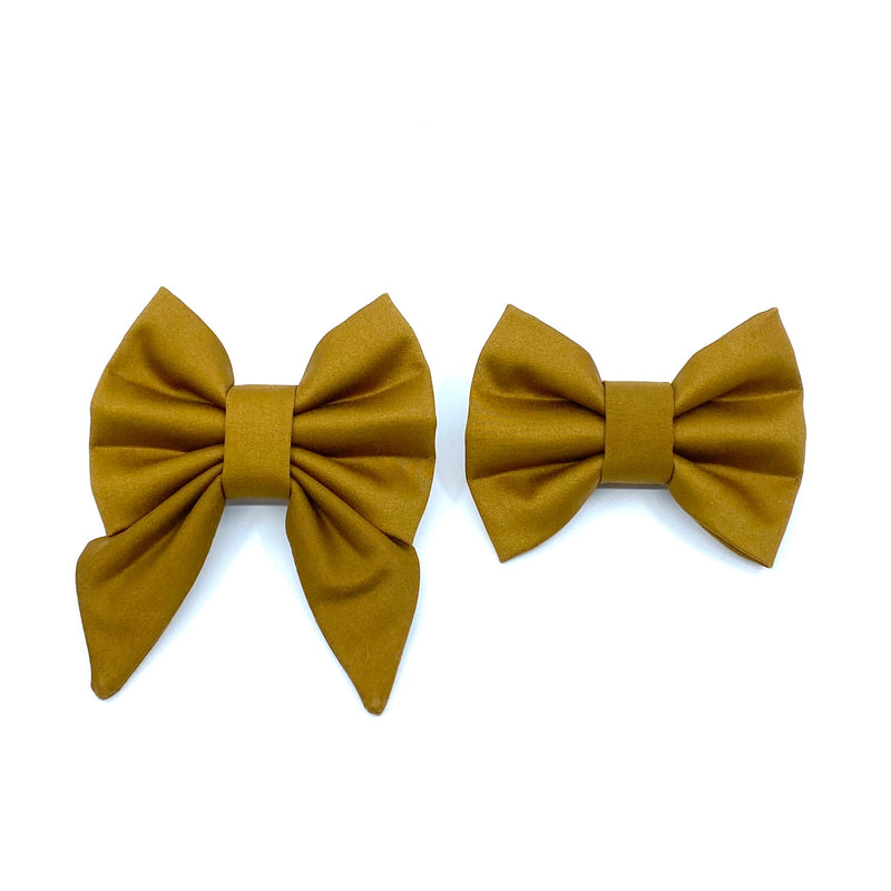 "Mustard" Bow Tie / Sailor Bow