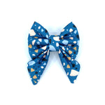 "Teal Terrazzo" Bow Tie / Sailor Bow